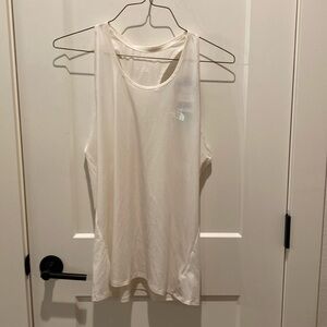 Ladies The North Face Racerback Tank.  Cream‎ Color.  Size XL.  NWT